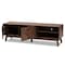 Baxton Studio Hartman Mid-Century Walnut Brown Finished Wood TV Stand 193-12377-ZORO - alternate 5